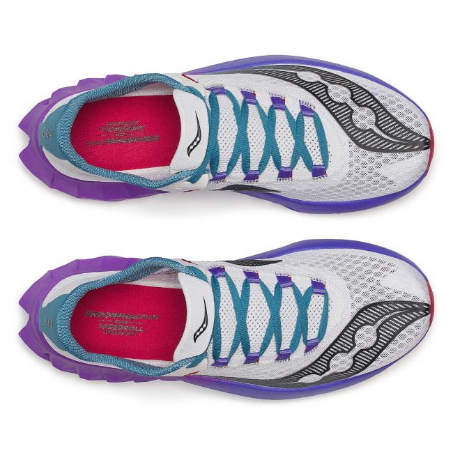 Saucony - pantofi alergare - Endorphin PRO 4 - Galaxy White | Shadow
