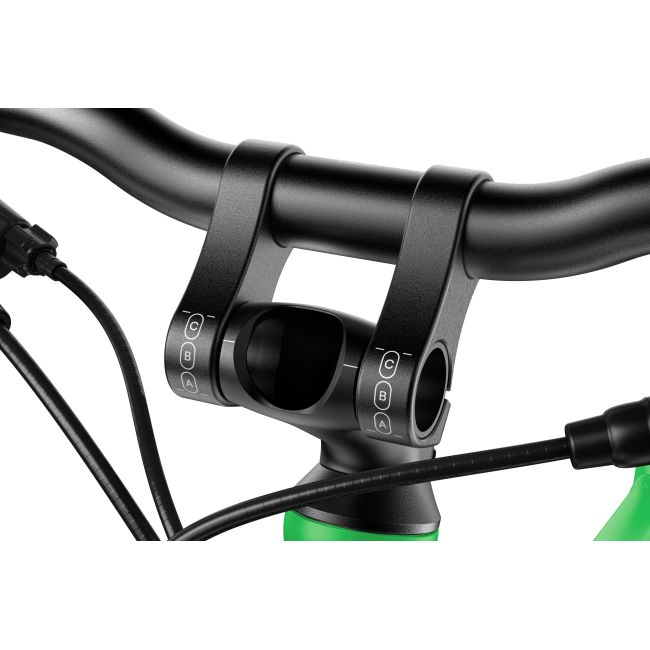 Bicicleta copii Woom 4 Explore cu roti 20" verde Jungle Green