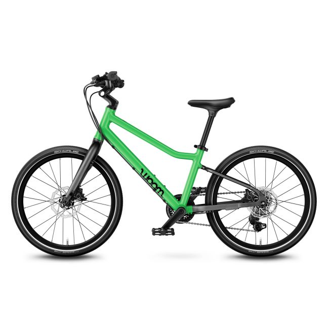 Bicicleta copii Woom 4 Explore cu roti 20" verde Jungle Green