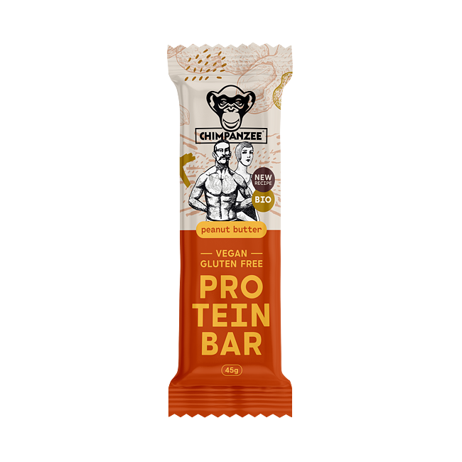 Chimpanzee Baton proteic Bio 45g - unt de arahide