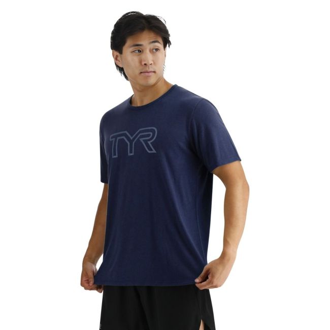 TYR - tricou casual - Blend Tech Tee - bleumarin