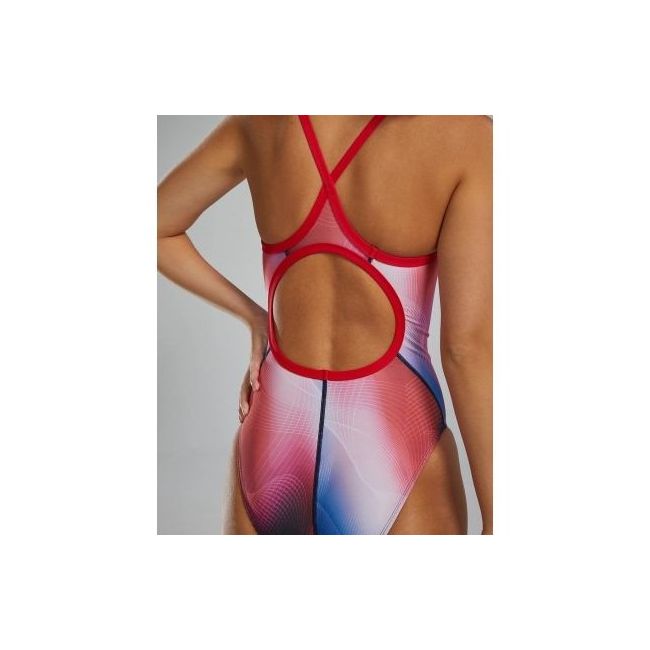 TYR - Costum femei - Unwaver Diamonfit - Navy Red