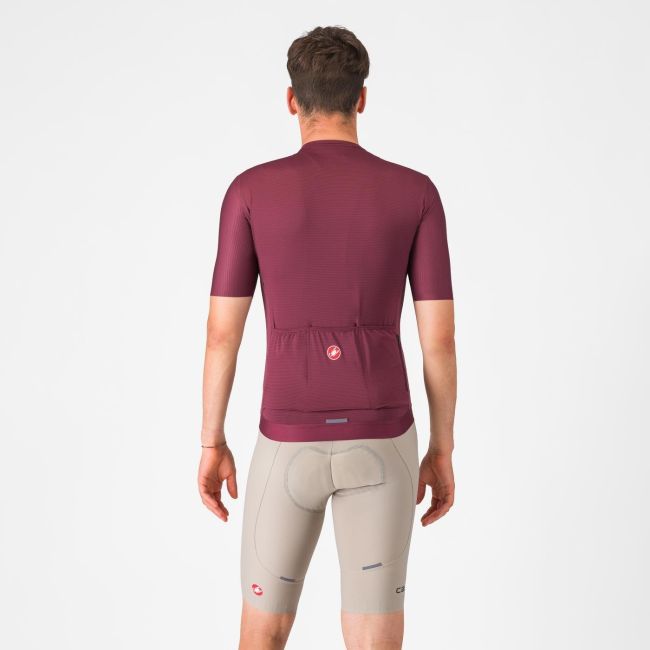 Castelli - pantaloni ciclism scurti cu bretele - Espresso Bibshort - 15-35 gr C - argila