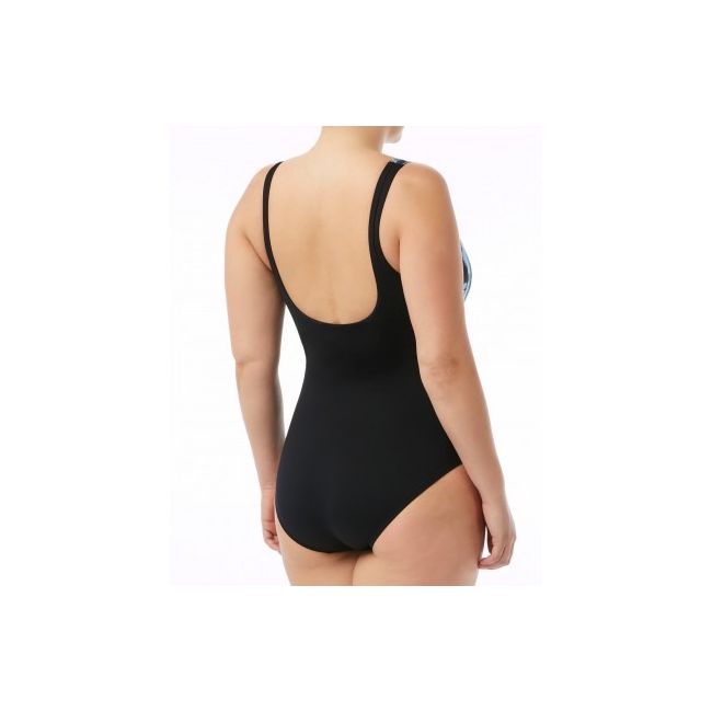TYR - costum intreg - Tremiti Scoop Neck Controlfit - negru gri