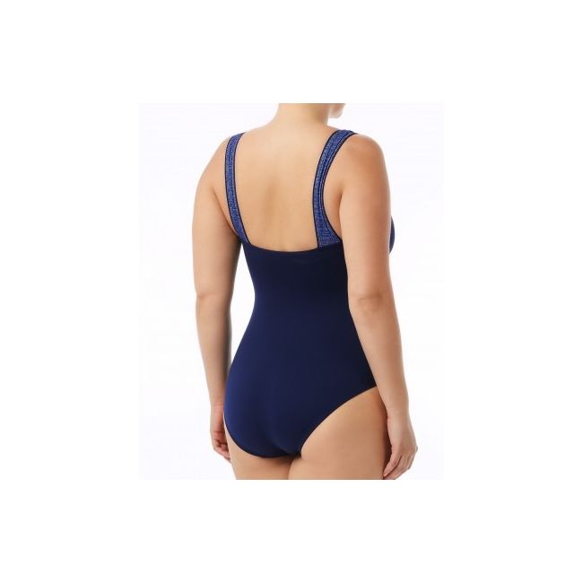 TYR - costum intreg de baie femei - Mantra Square Neck Controlfit - albastru