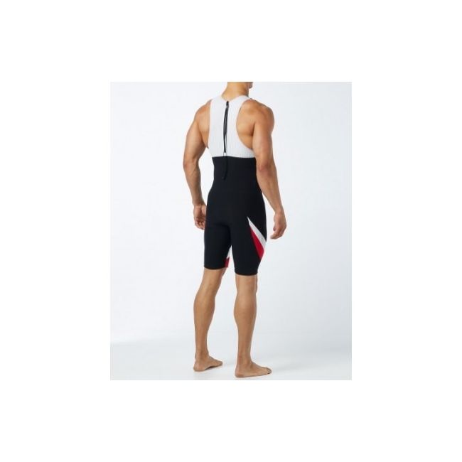 TYR - trisuit carbon cu fermoar pe spate - negru rosu