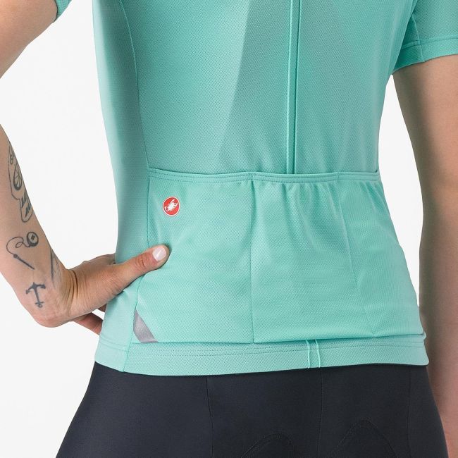 Castelli - tricou ciclism maneca scurta regular fit - Anima 4 W Jersey - 18-32 gr C - albastru deschis