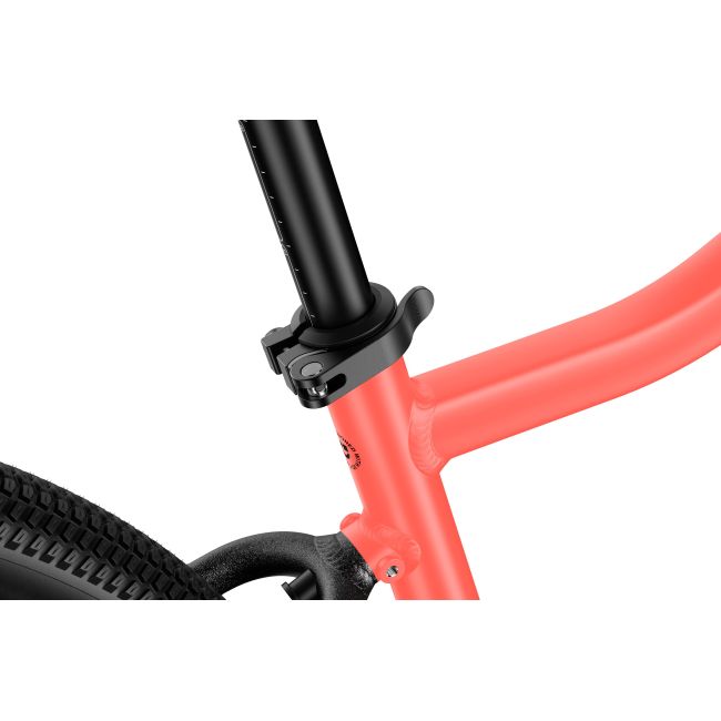 Bicicleta copii Woom 5 Explore cu roti 24" portocaliu Neon Coral