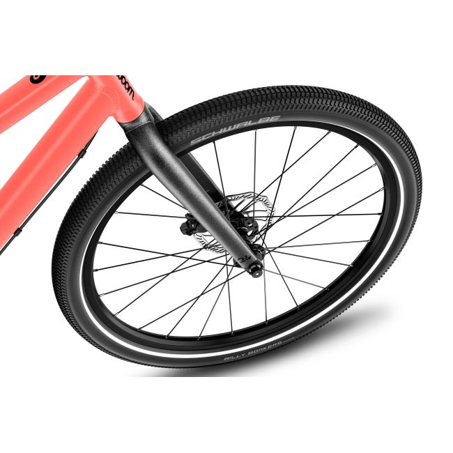 Bicicleta copii Woom 5 Explore cu roti 24" portocaliu Neon Coral