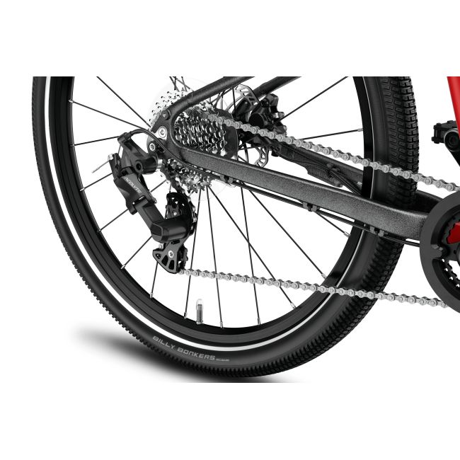 Bicicleta copii Woom 5 Explore cu roti 24" woom red