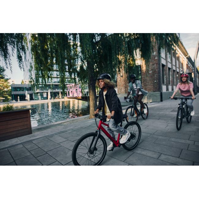 Bicicleta copii Woom 5 Explore cu roti 24" woom red
