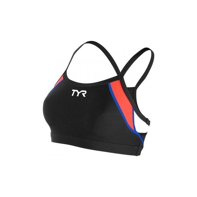 TYR - bustiera competitor - negru albastru roz