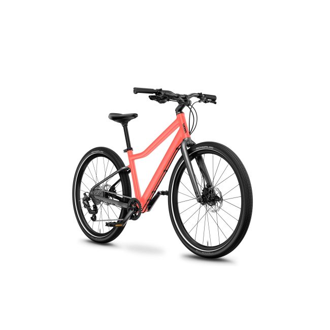Bicicleta copii Woom 5 Explore cu roti 24" portocaliu Neon Coral