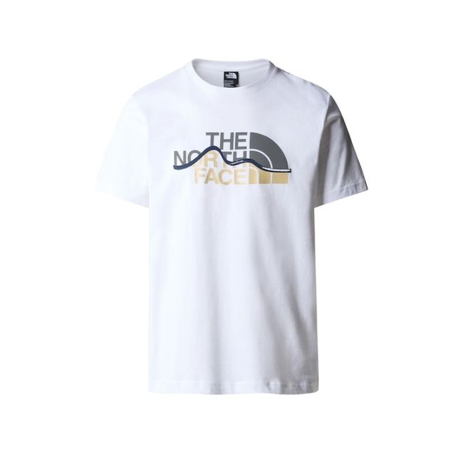 The North Face - tricou - M Mountain Line - Alb