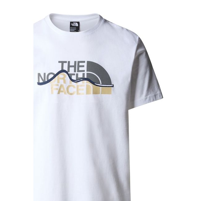 The North Face - tricou - M Mountain Line - Alb