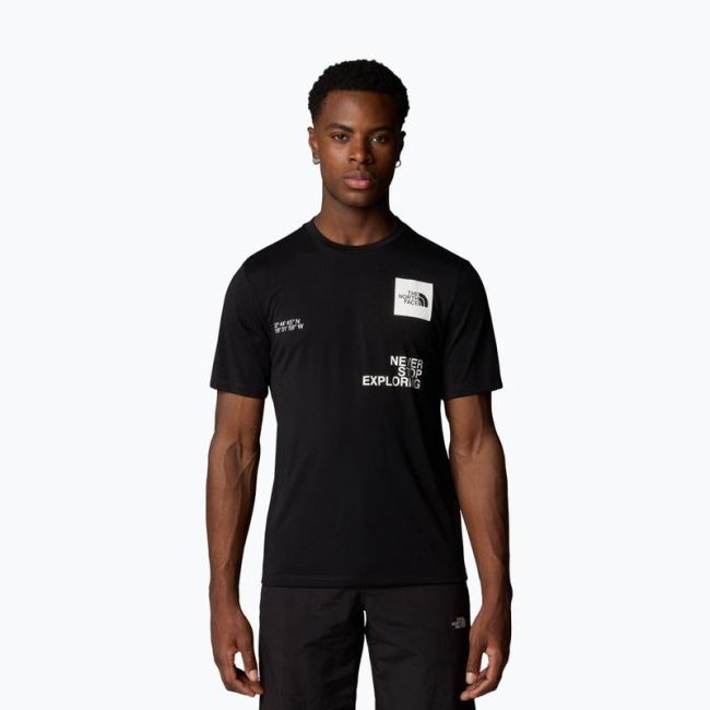The North Face - tricou - M Mountain Foundation Coordinates - Negru