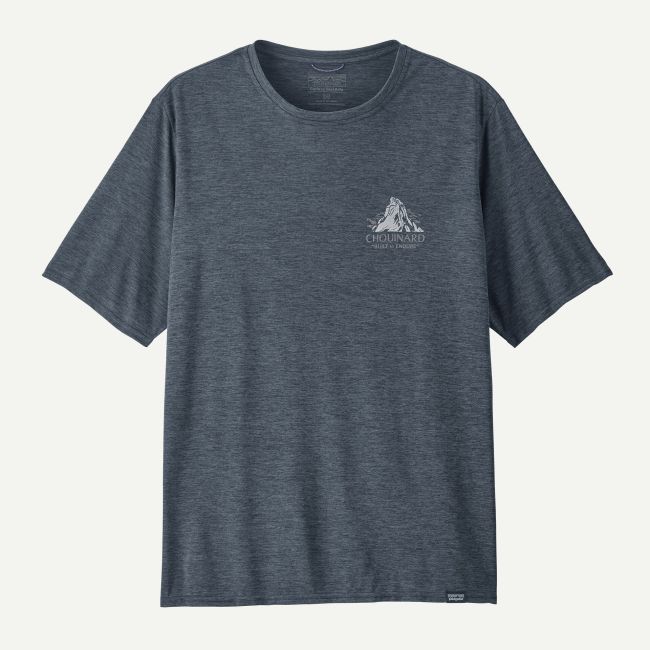 Patagonia - tricou - M Capilene Cool Daily Graphic Lands - Albastru