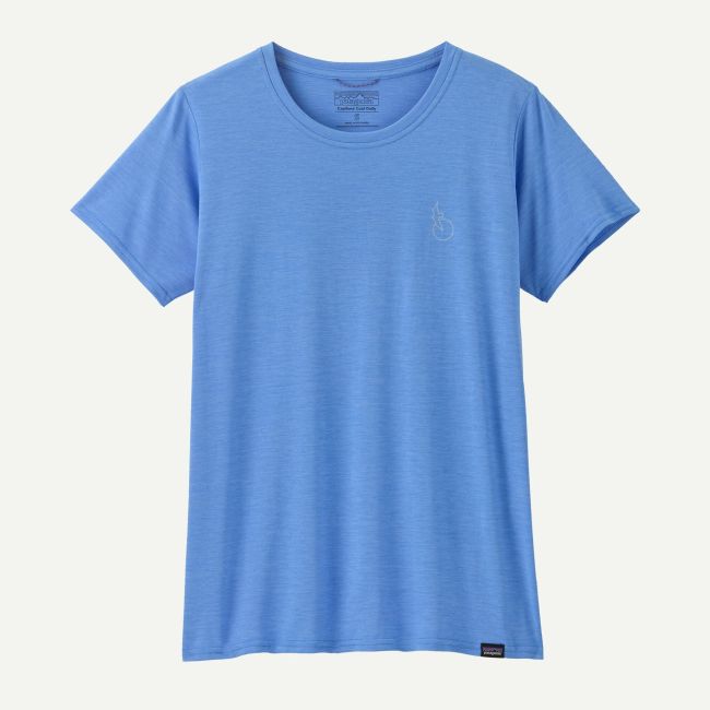 Patagonia - tricou - W Capilene Cool Daily Graphic Waters - Albastru deschis