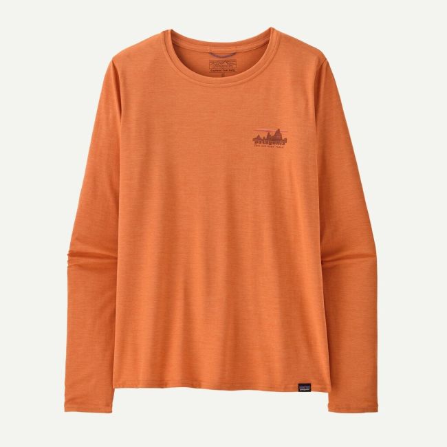 Patagonia - bluza - W Capilene Cool Daily Graphic - Portocaliu