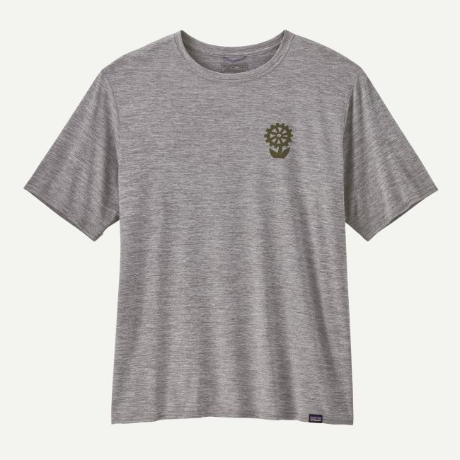 Patagonia - tricou - M Capilene Cool Daily Graphic Lands - Gri