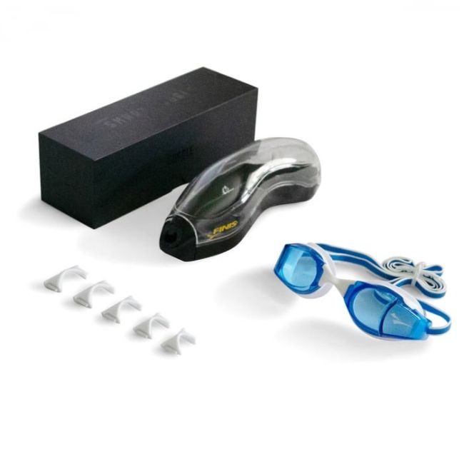 Finis - ochelari inot adulti Smart Google - alb albastru