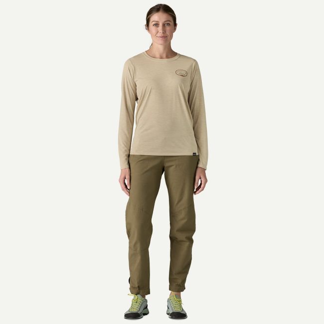 Patagonia - bluza - W Capilene Cool Daily Graphic Lands - Mov