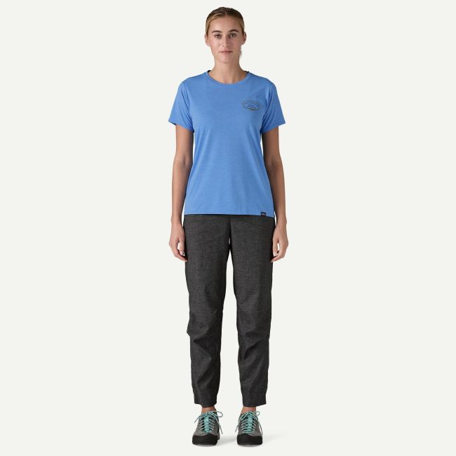 Patagonia - tricou - W Capilene Cool Daily Graphic Lands - Portocaliu