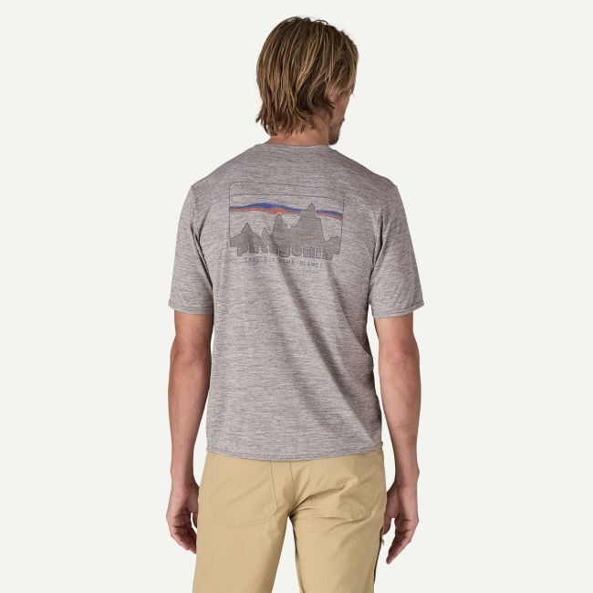 Patagonia - tricou - M Capilene Cool Daily Graphic - Gri