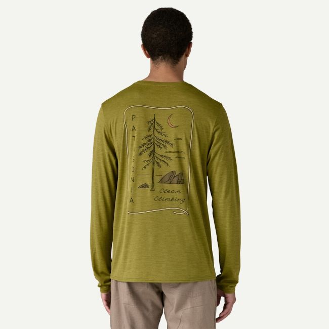 Patagonia - bluza - M Capilene Cool Daily Graphic Lands - Verde