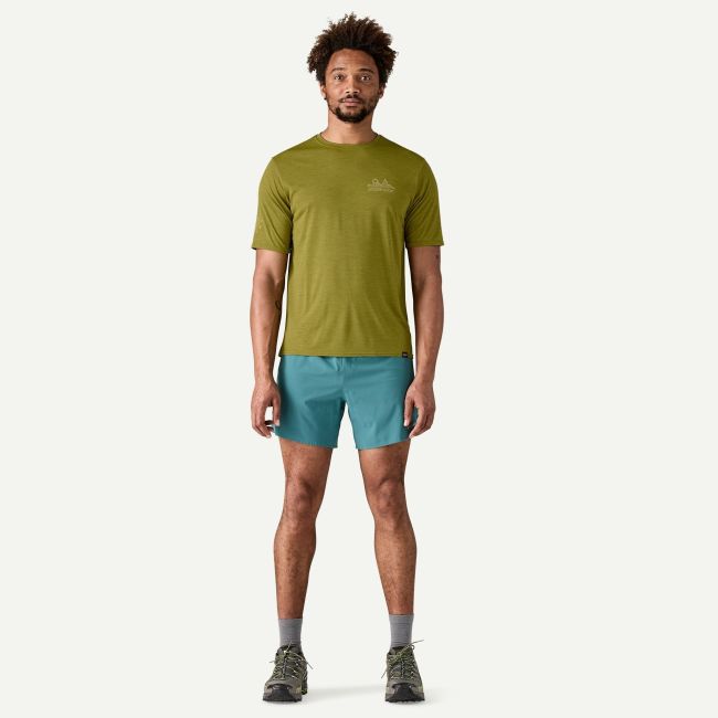 Patagonia - tricou - M Capilene Cool Daily Graphic Lands - Gri