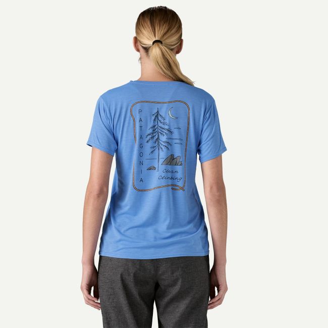 Patagonia - tricou - W Capilene Cool Daily Graphic Lands - Gri