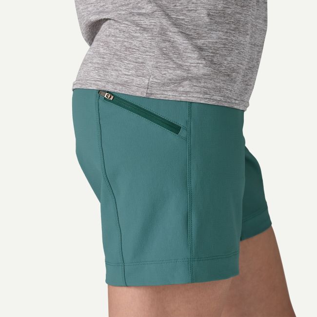 Patagonia - sort - W Landfarer Bike Shorts Wetland Blue - Albastru