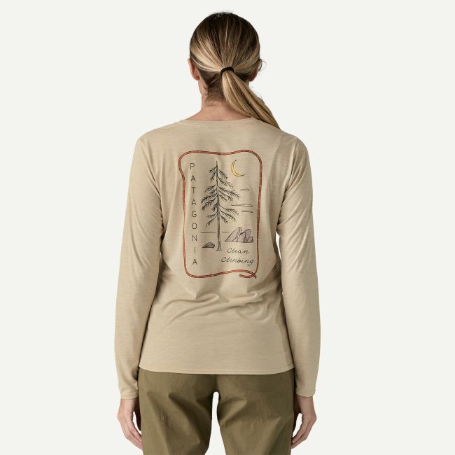 Patagonia - bluza - W Capilene Cool Daily Graphic Lands - Mov