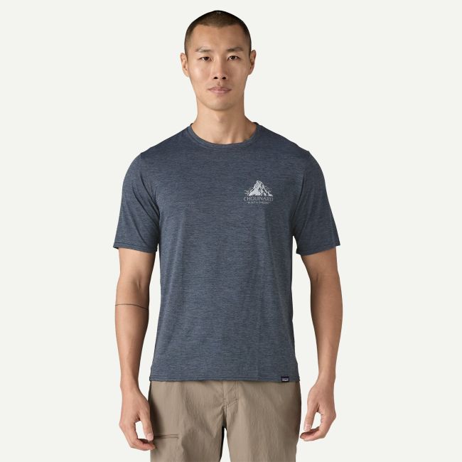 Patagonia - tricou - M Capilene Cool Daily Graphic Lands - Albastru