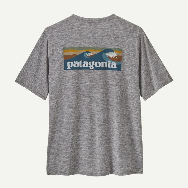 Patagonia - tricou - M Capilene Cool Daily Graphic Waters - Gri
