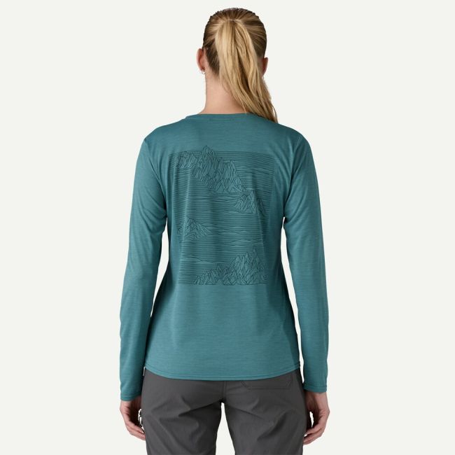 Patagonia - bluza - W Capilene Cool Daily Graphic - Albastru