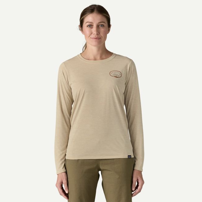 Patagonia - bluza - W Capilene Cool Daily Graphic Lands - Mov
