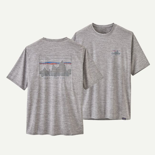 Patagonia - tricou - M Capilene Cool Daily Graphic - Gri
