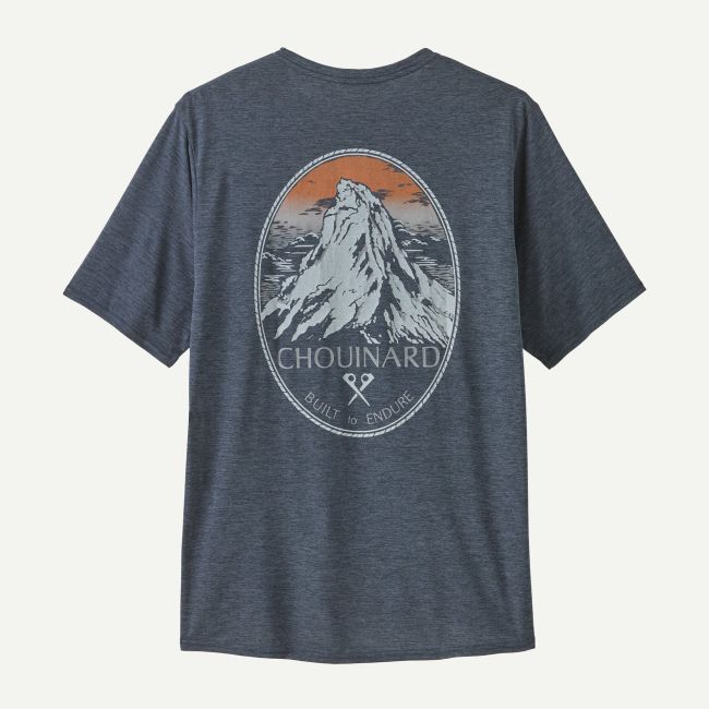 Patagonia - tricou - M Capilene Cool Daily Graphic Lands - Albastru