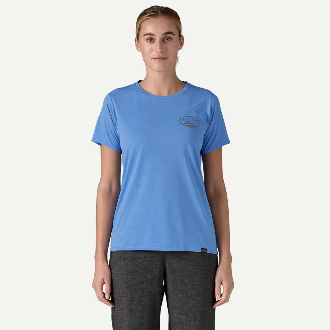 Patagonia - tricou - W Capilene Cool Daily Graphic Lands - Gri