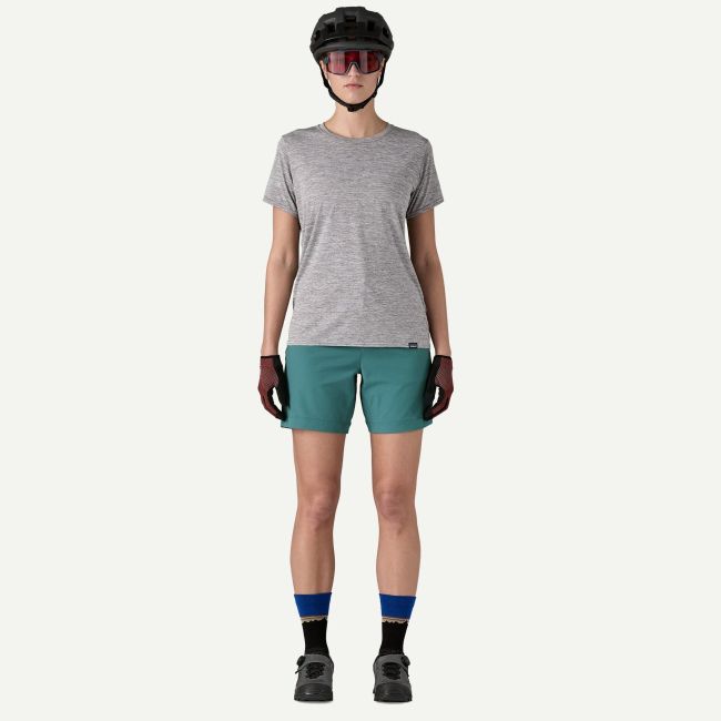 Patagonia - sort - W Landfarer Bike Shorts Wetland Blue - Albastru