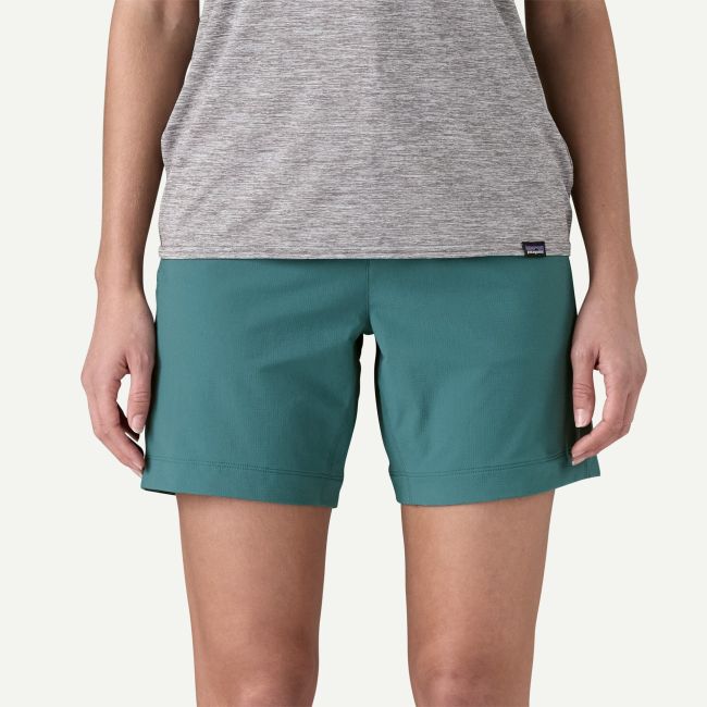Patagonia - sort - W Landfarer Bike Shorts Wetland Blue - Albastru