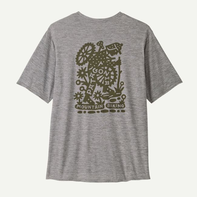 Patagonia - tricou - M Capilene Cool Daily Graphic Lands - Gri