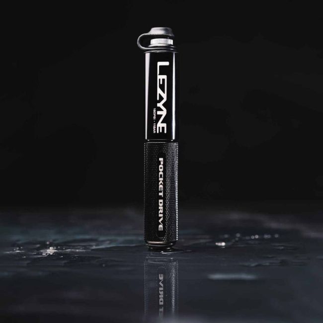 Lezyne - mini pompa - Hand Pump CNC Pocket Drive - 160 psi | 11 bar - negru