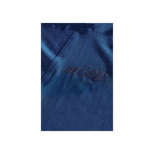 CEP - tricou tehnic femei - the run shirt short sleeve v4 - blue