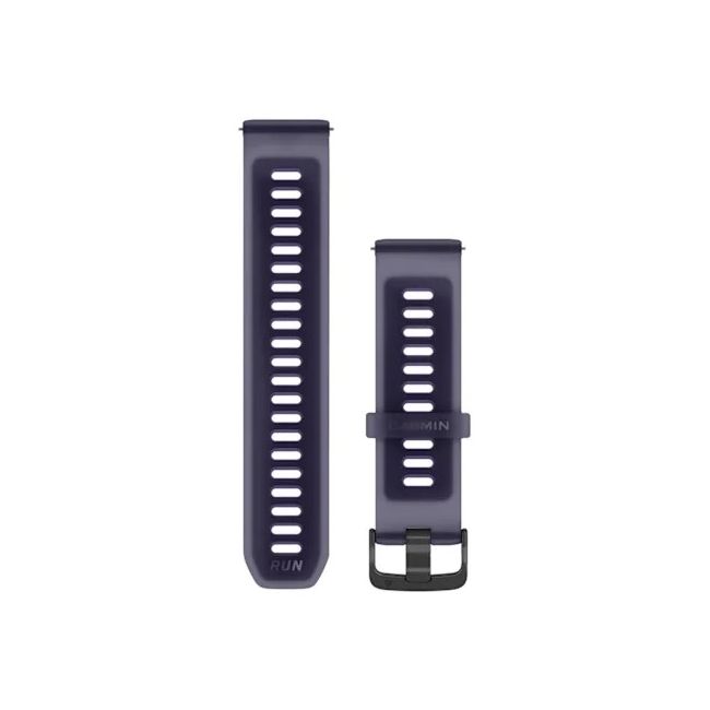 Garmin - curea silicon - Quick Release 22 - Mov imperial translucid I Indigo cu carcasa slate