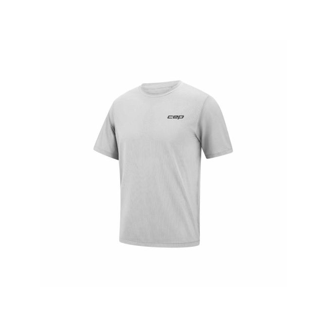 CEP - tricou tehnic - run shirt short sleeve - light grey
