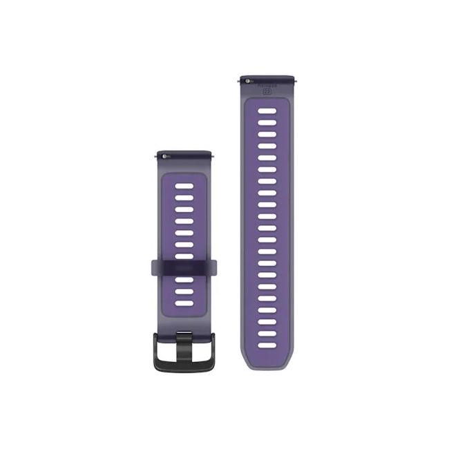 Garmin - curea silicon - Quick Release 22 - Mov imperial translucid I Indigo cu carcasa slate