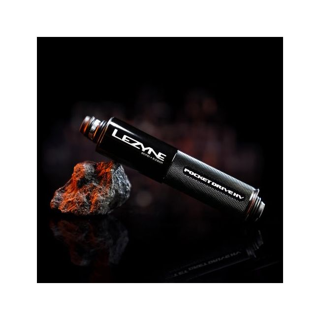 Lezyne - mini pompa - Hand Pump CNC Pocket Drive HV - gri