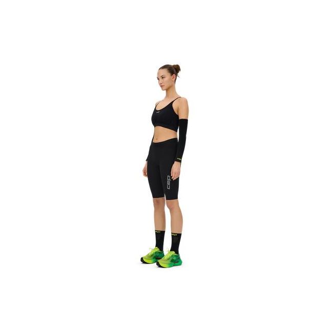 Bustieră alergare CEP Core Run Light Support Bra | susținere ușoară - black